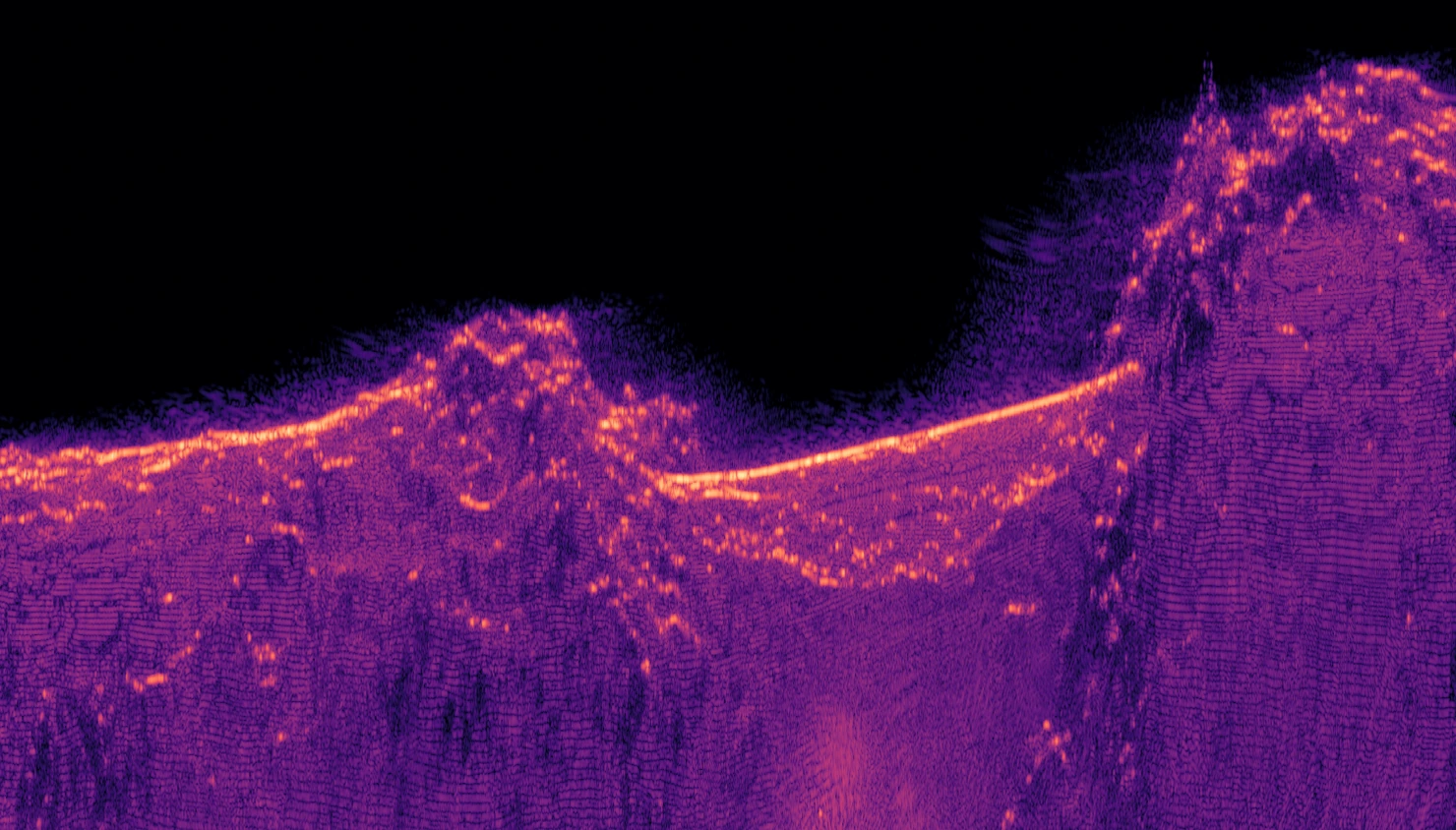 Coherent range-Doppler focused radargram